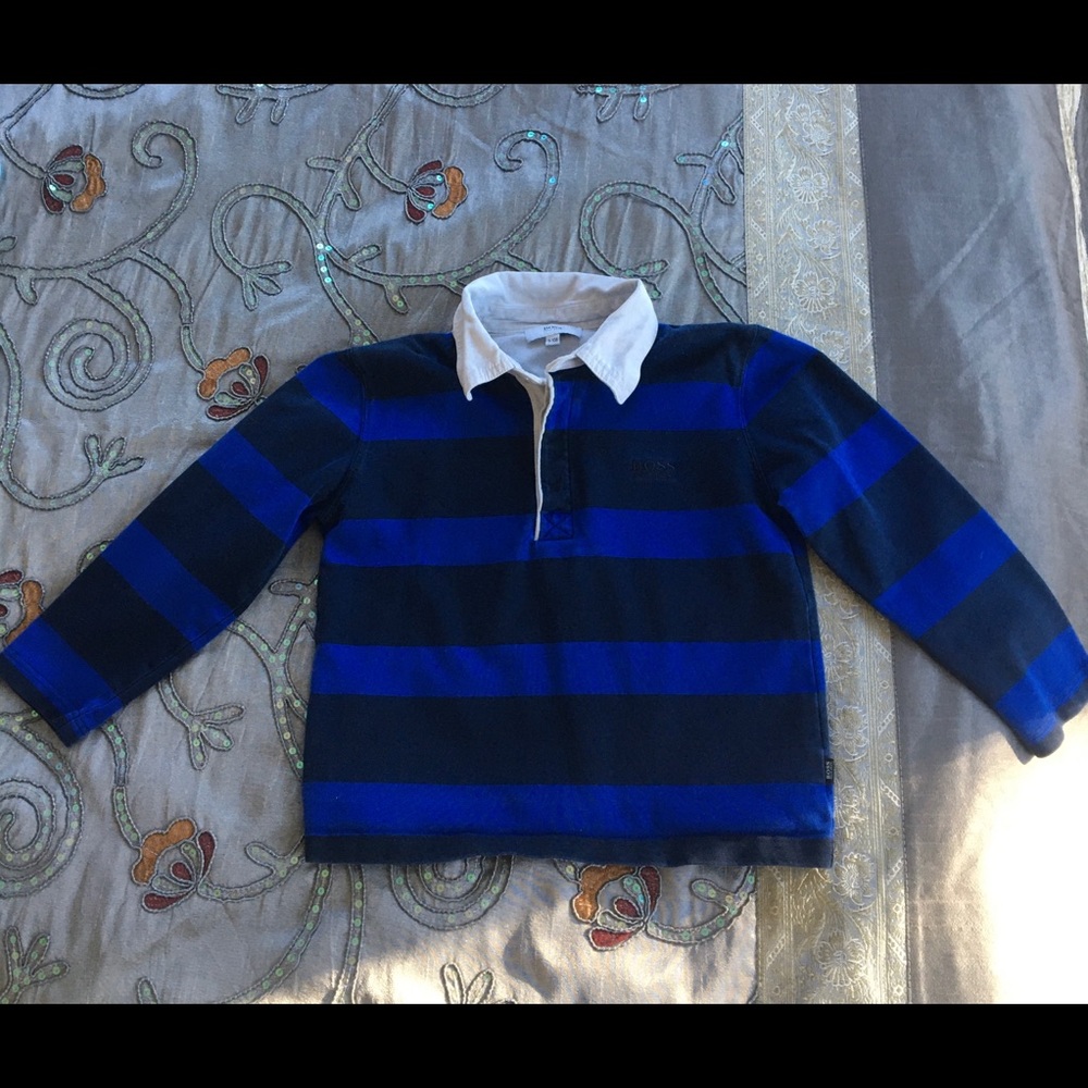 Hugo Boss long sleeved polo shirt